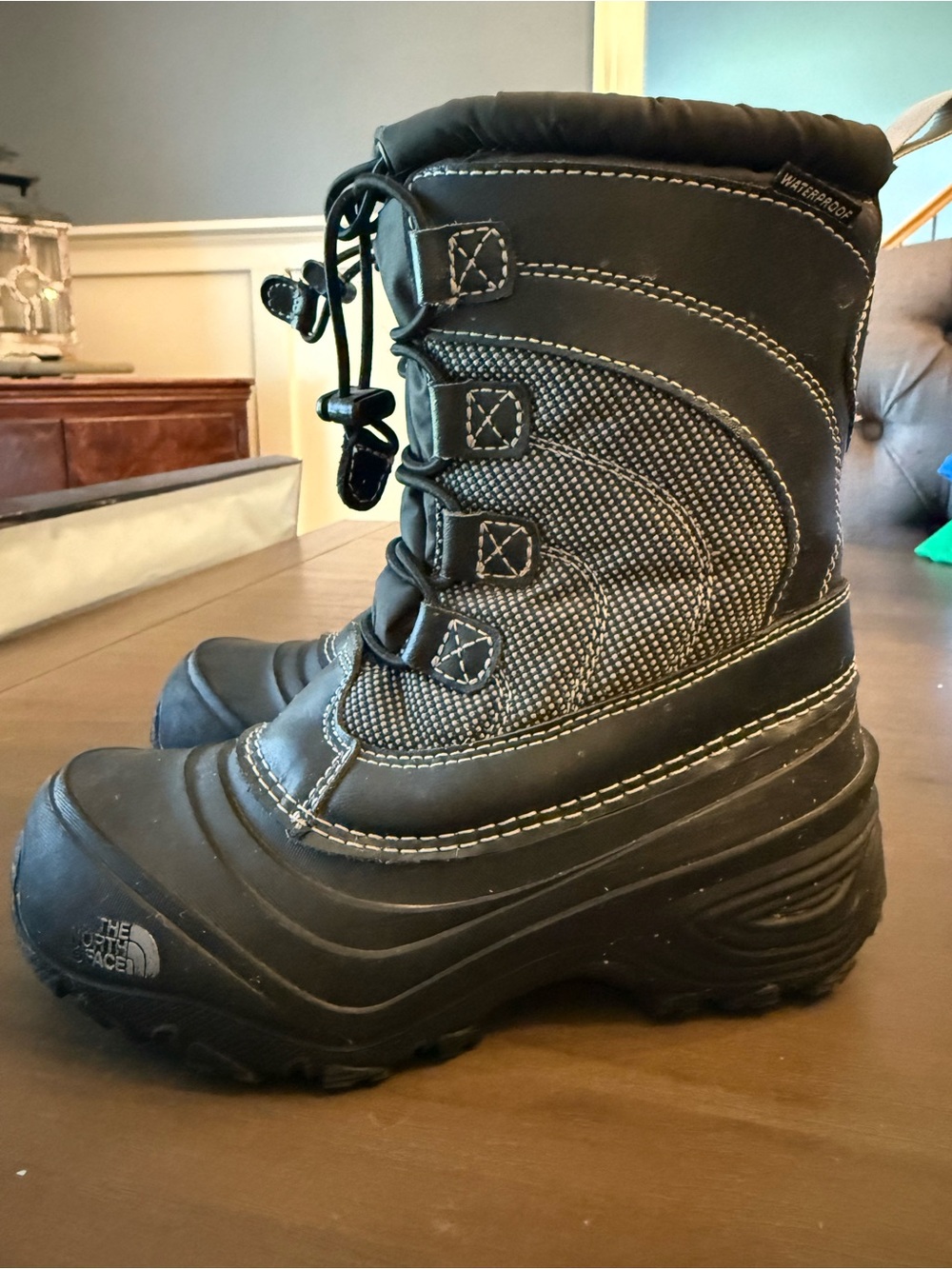 The North Face Kids Black Winter Snow Boots